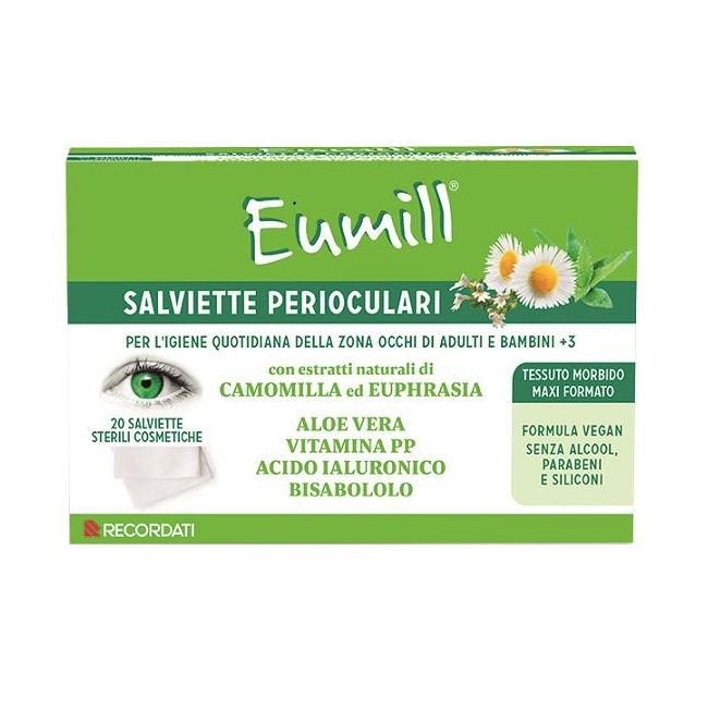 Eumill Salviette Perioculari 20 Pezzi Eumill Salviette Perioculari 20 Pezzi