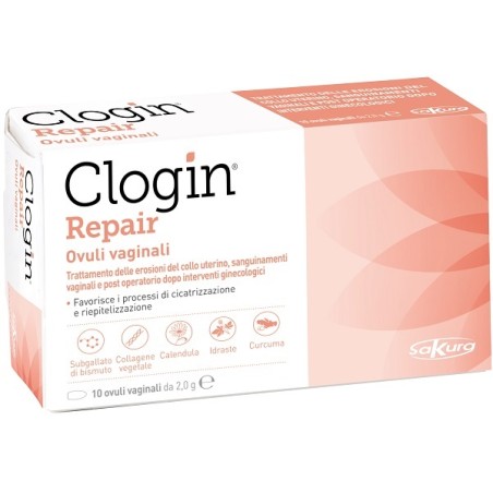 Clogin Repair 10 Ovuli Vaginali Clogin Repair 10 Ovuli Vaginali