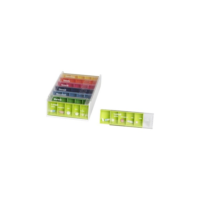 Supairbox Portapillole Per Settegiorni Arcobaleno Supairbox Portapillole Per Settegiorni Arcobaleno