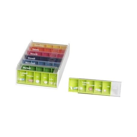 Supairbox Portapillole Per Settegiorni Arcobaleno