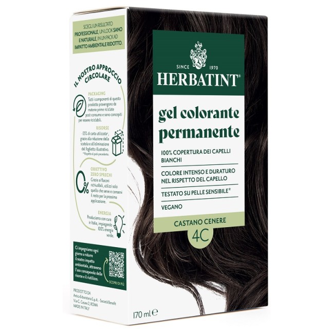 Herbatint 4c Castano Cenere 170 Ml Herbatint 4c Castano Cenere 170 Ml