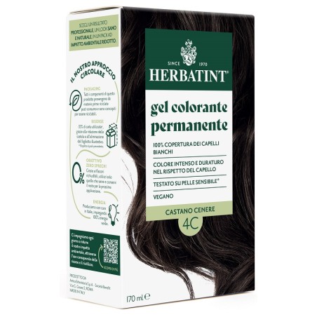 Herbatint 4c Castano Cenere 170 Ml Herbatint 4c Castano Cenere 170 Ml