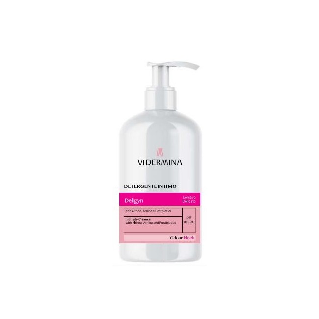 Vidermina Deligyn Detergente Intimo Per Prurito, Bruciore vaginale 500 Ml