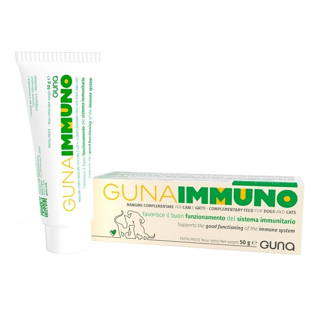 Confezione da 50 grammi di Guna Gunaimmuno Integratore Veterinario Per Supportare Il Sistema Immunitario Di Cani E Gatti. Confezione da 50 grammi di Guna Gunaimmuno Integratore Veterinario Per Supportare Il Sistema Immunitario Di Cani E Gatti.