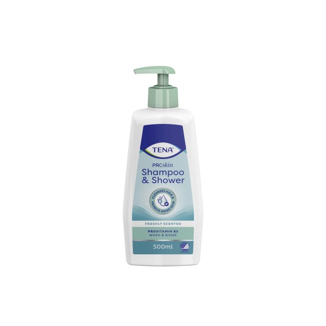 TENA SHAMPOO & SHOWER 500 ML
