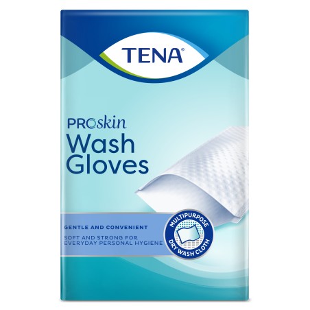 GUANTO PER IGIENE TENA WASH 50 PEZZI