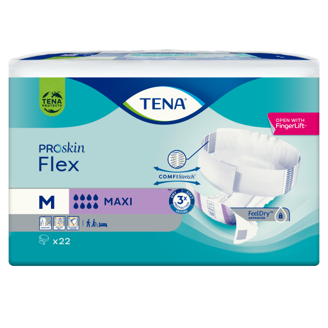 Pannolone Per Incontinenza Tena Flex Maxi Medium 22 Pezzi Pannolone Per Incontinenza Tena Flex Maxi Medium 22 Pezzi
