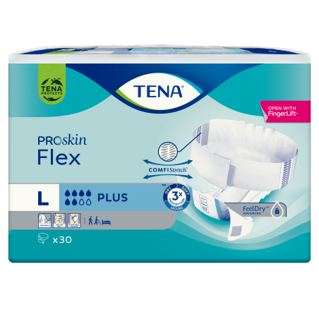 Pannolone Per Incontinenza Tena Flex Plus Large 30 Pezzi