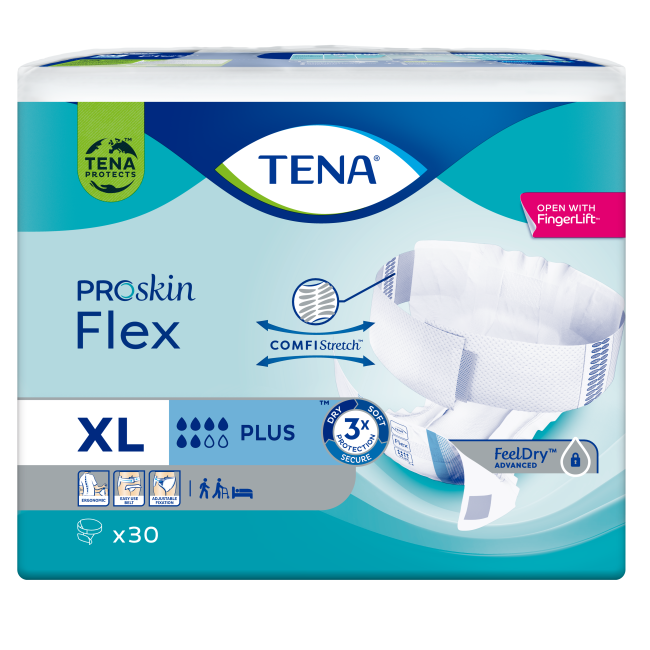 Pannolone Per Incontinenza Tena Flex Plus Extralarge 30 Pezzi