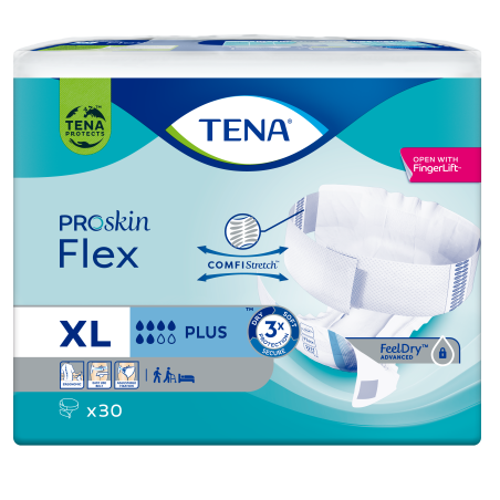 Pannolone Per Incontinenza Tena Flex Plus Extralarge 30 Pezzi
