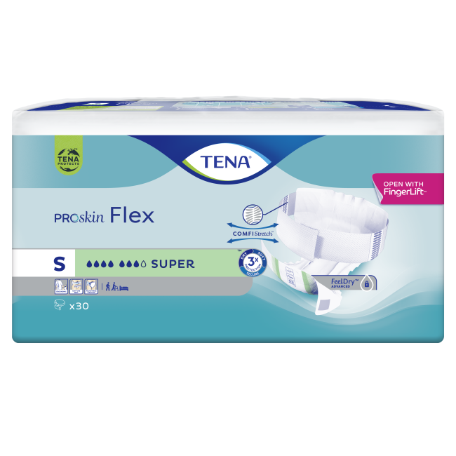 Pannolone Per Incontinenza Tena Flex Super Small 30 Pezzi