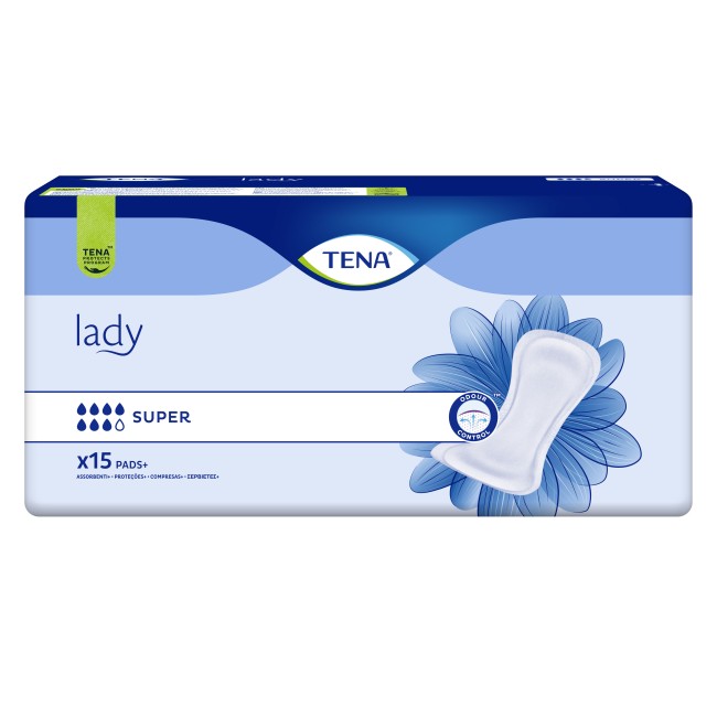 PANNOLONE SAGOMATO TENA LADY SUPER 15 PEZZI PANNOLONE SAGOMATO TENA LADY SUPER 15 PEZZI