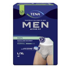 Tena Men Pants Active Fit Grev L-xl