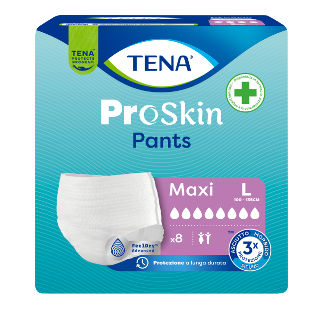 Pannolone A Mutandina Tena Pants Maxi L 8 Pezzi Pannolone A Mutandina Tena Pants Maxi L 8 Pezzi