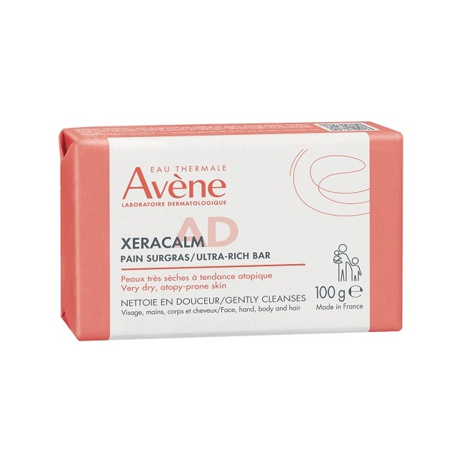 Confezione da 100 gr di Avene Xeracalm AD Pane Surgrass Saponetta Viso Corpo Confezione da 100 gr di Avene Xeracalm AD Pane Surgrass Saponetta Viso Corpo