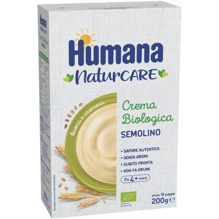 Humana Crema Biologica Semolino 200 G Humana Crema Biologica Semolino 200 G