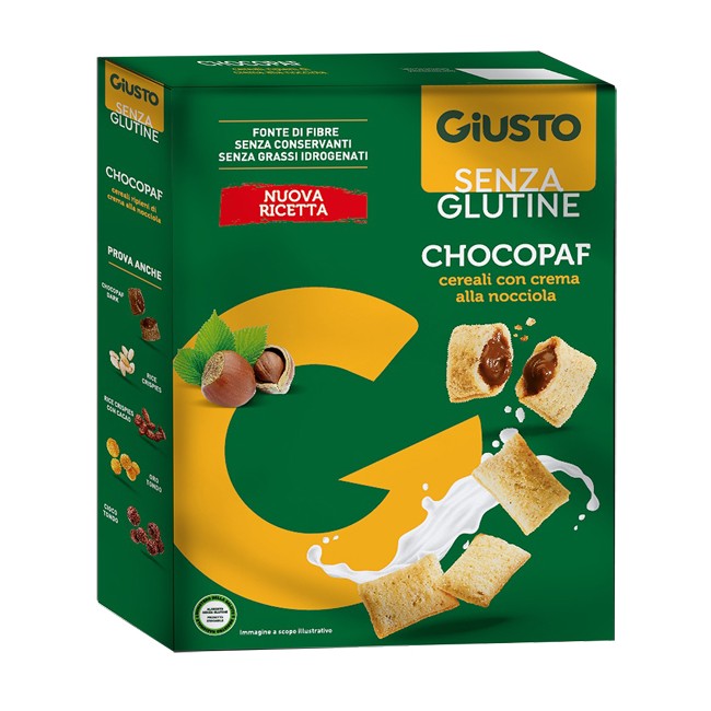 Giusto Senza Glutine Chocopaf 250 G Giusto Senza Glutine Chocopaf 250 G
