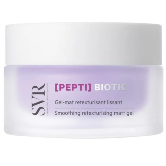 Vasetto da 50 ml di Svr Pepti Biotic Gel Rigenerante e Levigante Per Imperfezioni e Rughe.