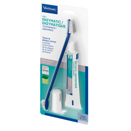 Kit Dentifricio Enzimatico 70 G + Spazzolino Da Denti + Spazzolino Da Dito