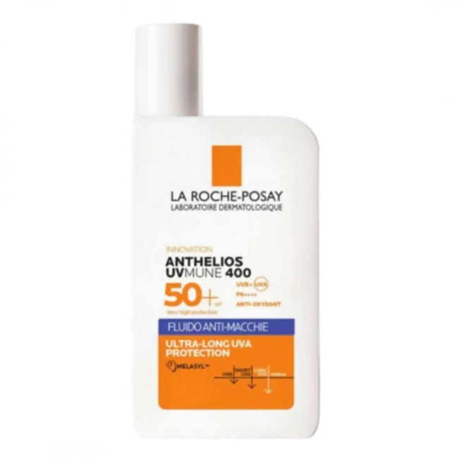 Flacone da 50 ml di La Roche Posay Anthelios Uvmune Fluido Viso Anti Macchie Spf 50+ Flacone da 50 ml di La Roche Posay Anthelios Uvmune Fluido Viso Anti Macchie Spf 50+