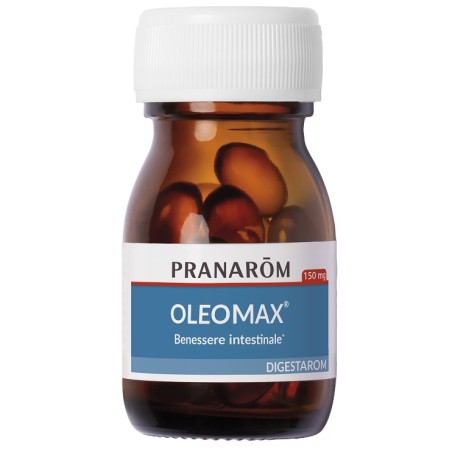 Confezione da 15 capsule di Pranarom Oleomax Benessere Intestinale, integratore per la digestione. Confezione da 15 capsule di Pranarom Oleomax Benessere Intestinale, integratore per la digestione.