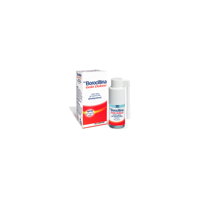 Neoborocillina Gola Dolore Menta Spray Per Mal Di Gola 15 Ml Neoborocillina Gola Dolore Menta Spray Per Mal Di Gola 15 Ml