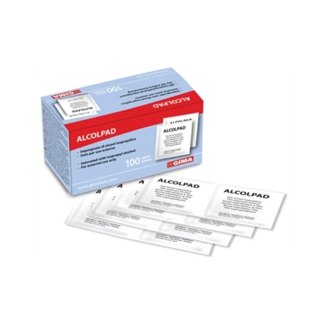 Alcolpad 70% Alcool Isopropilico 100 Pezzi