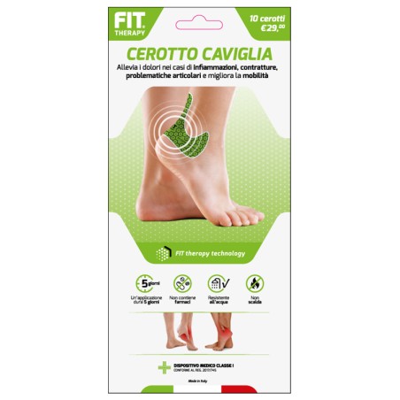 Fit Therapy Cerotto Caviglia 10 Pezzi Fit Therapy Cerotto Caviglia 10 Pezzi