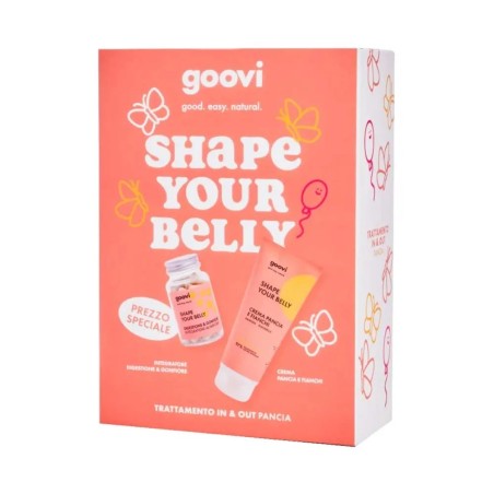 Goovi Box Shape Your Belly integratore e crema pancia e fianchi Goovi Box Shape Your Belly integratore e crema pancia e fianchi