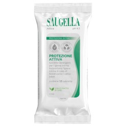 Saugella Attiva Salviettine 15 Pezzi