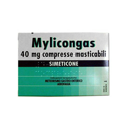 Mylicongas 40mg  50 Compresse Masticabili Per Gonfiore E Aerofagia