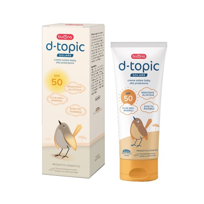 Confezione da 100 ml di Dtopic Solare Bambini Protezione Solare Per I Più Piccoli. Confezione da 100 ml di Dtopic Solare Bambini Protezione Solare Per I Più Piccoli.