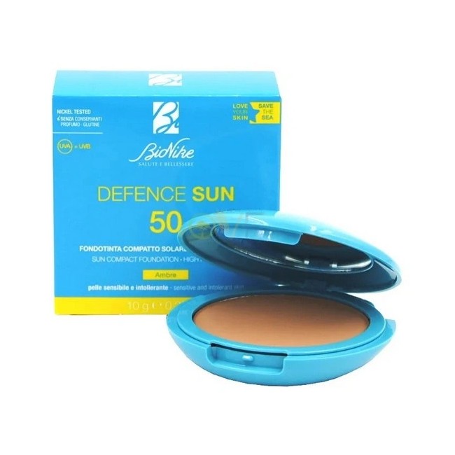 Defence Sun Fondotinta Compatto Solare Uniformante N1 Ambra 10 G Defence Sun Fondotinta Compatto Solare Uniformante N1 Ambra 10 G