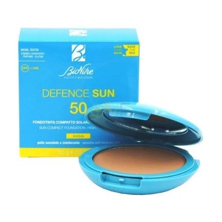 Defence Sun Fondotinta Compatto Solare Uniformante N1 Ambra 10 G