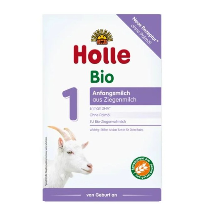 Confezione da 400 g di Holle latte Di Capra per latte 1 di Capra per lattanti da 0 a 6 mesi. Confezione da 400 g di Holle latte Di Capra per latte 1 di Capra per lattanti da 0 a 6 mesi.