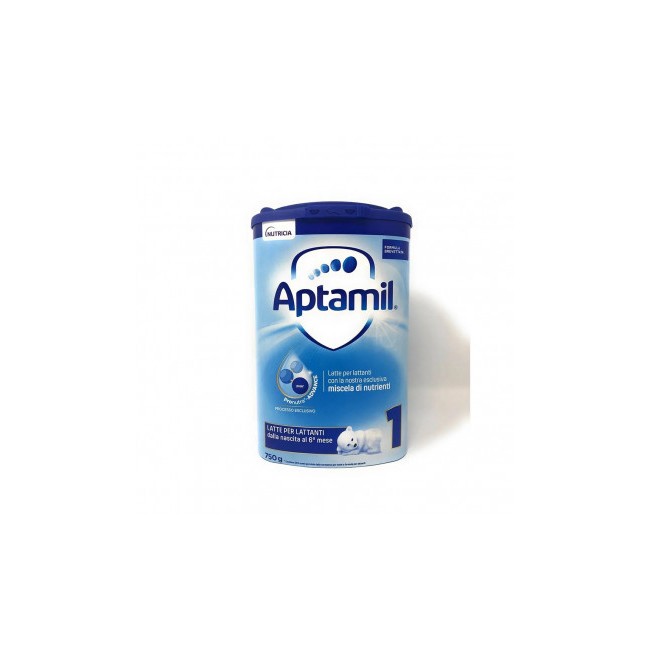 Barattolo da 750 grammi di Aptamil Latte 1 Da 0 a 6 Mesi. Barattolo da 750 grammi di Aptamil Latte 1 Da 0 a 6 Mesi.