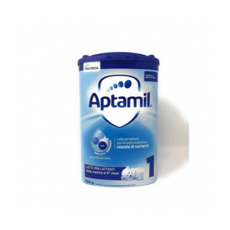 Barattolo da 750 grammi di Aptamil Latte 1 Da 0 a 6 Mesi.