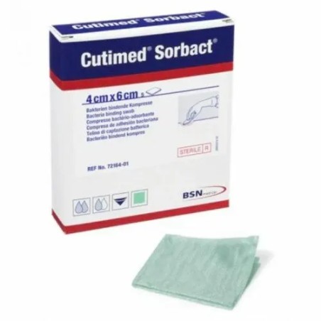 GARZA ASSORBENTE CUTIMED SORBACT 4X6CM 5 PEZZI