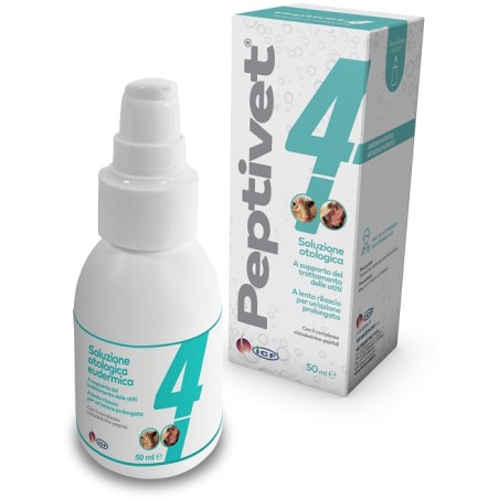 Peptivet 4 Soluzione Otologica 50 Ml Peptivet 4 Soluzione Otologica 50 Ml