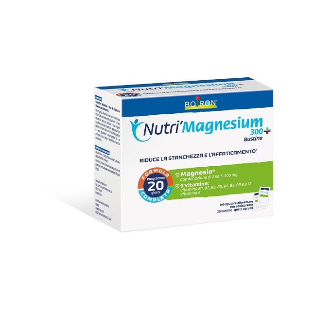 Nutri'magnesium 300+ 20 Bustine Nutri'magnesium 300+ 20 Bustine