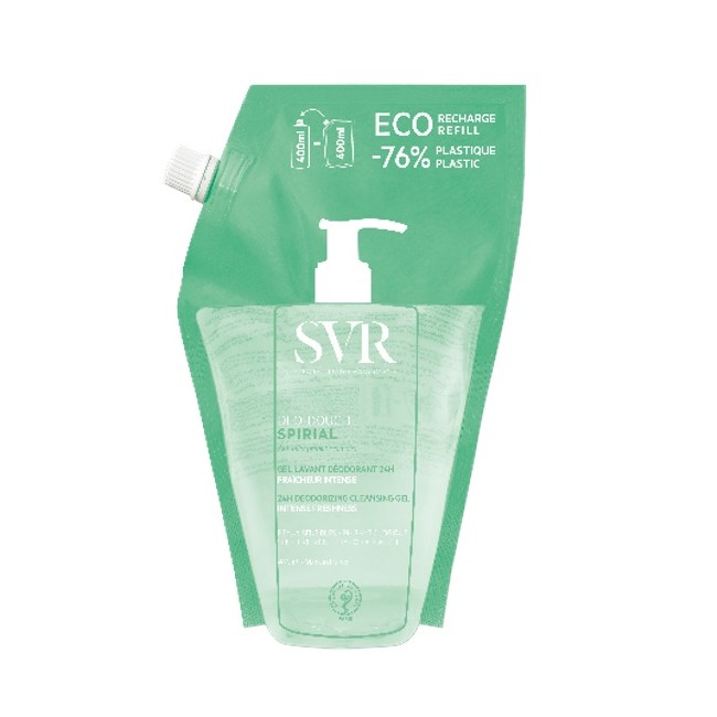 Confezione Ricarica da 400 ml di Svr Spirial Gel Doccia Deodorante