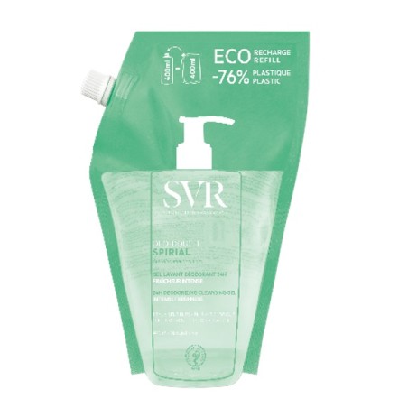 Confezione Ricarica da 400 ml di Svr Spirial Gel Doccia Deodorante