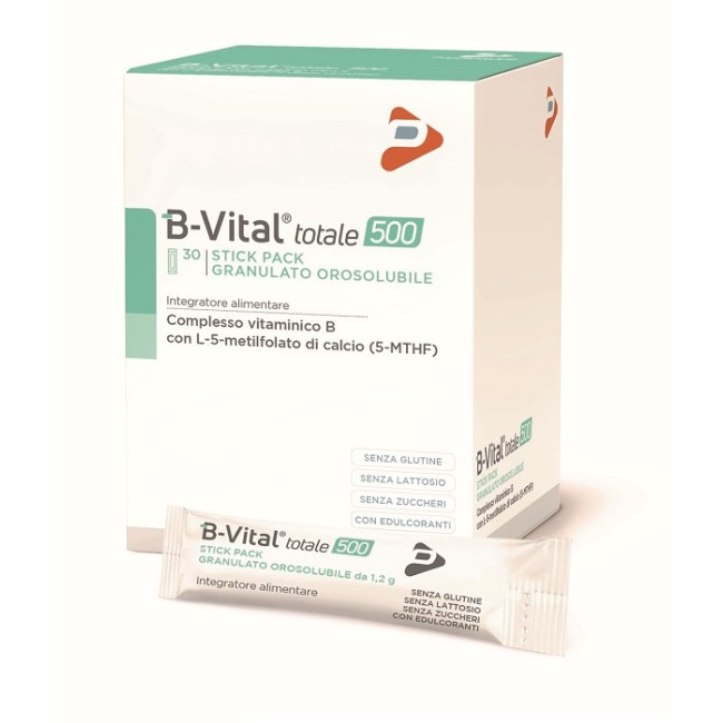 B-vital Totale 500 30 Stick Pack Da 1,2 G B-vital Totale 500 30 Stick Pack Da 1,2 G