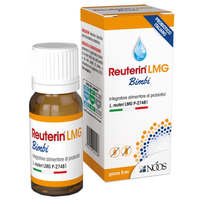 Noos Reuterin LMG Bimbi integratore di fermenti lattici 8 ml Noos Reuterin LMG Bimbi integratore di fermenti lattici 8 ml