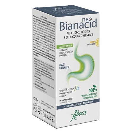 Aboca Neobianacid Integratore Per Il Benessere Gastrico 70 Compresse Aboca Neobianacid Integratore Per Il Benessere Gastrico 70 Compresse