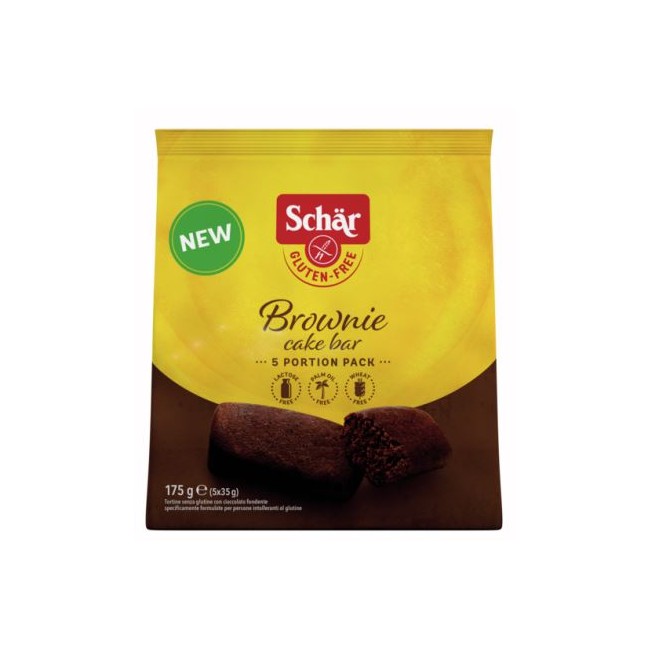 Schar Brownie Cake Bar 175 G Schar Brownie Cake Bar 175 G