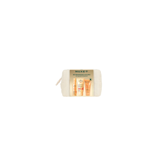 Flaconi 30 ml+ 50 ml + 50 ml di Nuxe Trousse Sun Flaconi 30 ml+ 50 ml + 50 ml di Nuxe Trousse Sun