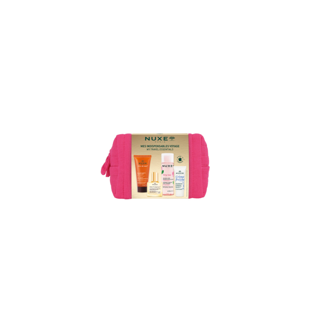 Flaconi da 100 ml + 15 ml + 10 ml + 30 ml di Nuxe Trousse Voyage