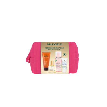 Flaconi da 100 ml + 15 ml + 10 ml + 30 ml di Nuxe Trousse Voyage