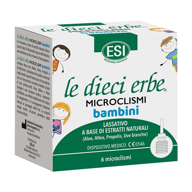 Esi Le Dieci Erbe 6 Microclismi Bambini Esi Le Dieci Erbe 6 Microclismi Bambini